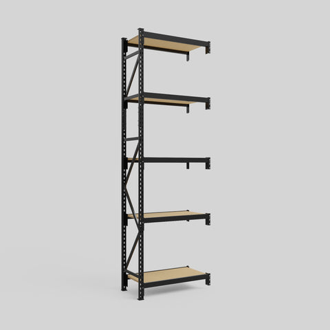 Longspan Metal Shelving - 3100mm High - Add-On Bay - Particleboard Shelf