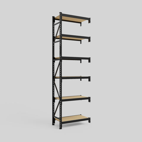 Longspan Metal Shelving - 3100mm High - Add-On Bay - Particleboard Shelf