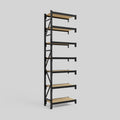 Longspan Metal Shelving - 3100mm High - Add-On Bay - Particleboard Shelf