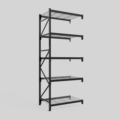 Longspan Metal Shelving - 3100mm High - Add-On Bay - Mesh Shelf