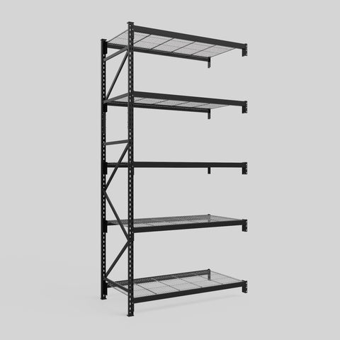 Longspan Metal Shelving - 3100mm High - Add-On Bay - Mesh Shelf