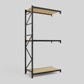 Longspan Metal Shelving - 3100mm High - Add-On Bay - Particleboard Shelf