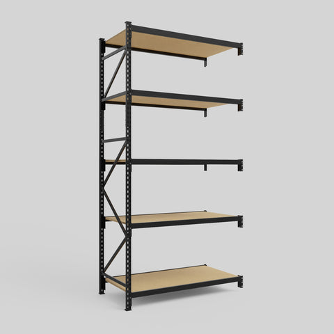 Longspan Metal Shelving - 3100mm High - Add-On Bay - Particleboard Shelf