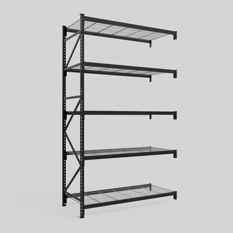 Longspan Metal Shelving - 3100mm High - Add-On Bay - Mesh Shelf