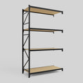 Longspan Metal Shelving - 3100mm High - Add-On Bay - Particleboard Shelf