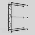 Longspan Metal Shelving - 3100mm High - Add-On Bay - Mesh Shelf