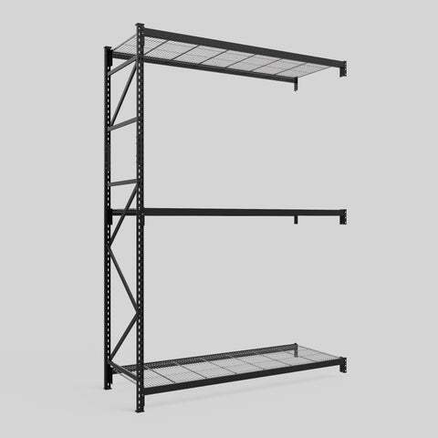 Longspan Metal Shelving - 3100mm High - Add-On Bay - Mesh Shelf