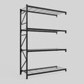 Longspan Metal Shelving - 3100mm High - Add-On Bay - Mesh Shelf