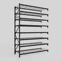 Longspan Metal Shelving - 3100mm High - Add-On Bay - Mesh Shelf