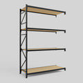 Longspan Metal Shelving - 3100mm High - Add-On Bay - Particleboard Shelf