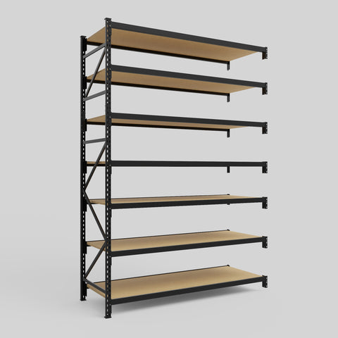 Longspan Metal Shelving - 3100mm High - Add-On Bay - Particleboard Shelf