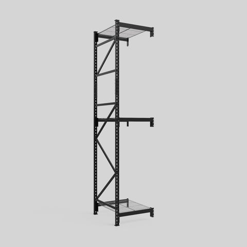 Longspan Metal Shelving - 3100mm High - Add-On Bay - Mesh Shelf