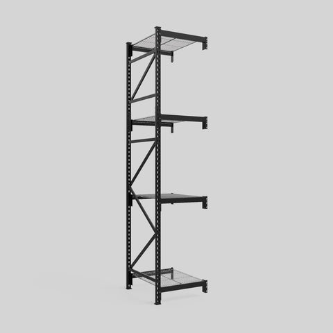 Longspan Metal Shelving - 3100mm High - Add-On Bay - Mesh Shelf