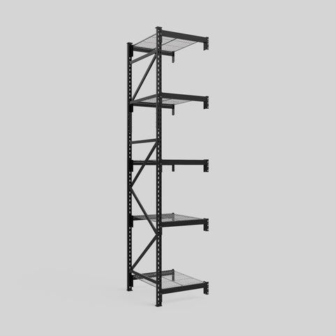 Longspan Metal Shelving - 3100mm High - Add-On Bay - Mesh Shelf