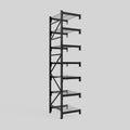 Longspan Metal Shelving - 3100mm High - Add-On Bay - Mesh Shelf