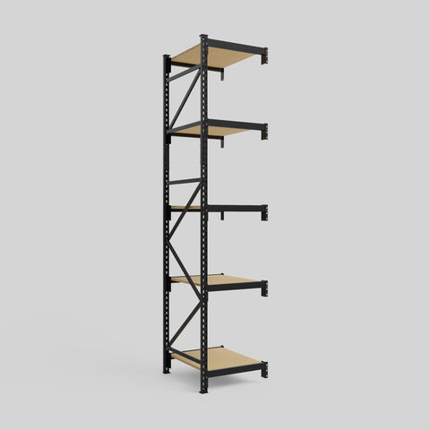 Longspan Metal Shelving - 3100mm High - Add-On Bay - Particleboard Shelf