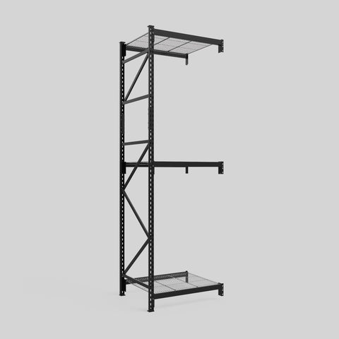 Longspan Metal Shelving - 3100mm High - Add-On Bay - Mesh Shelf