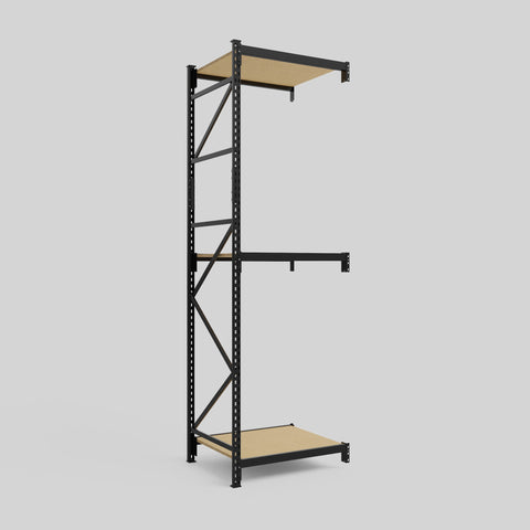 Longspan Metal Shelving - 3100mm High - Add-On Bay - Particleboard Shelf
