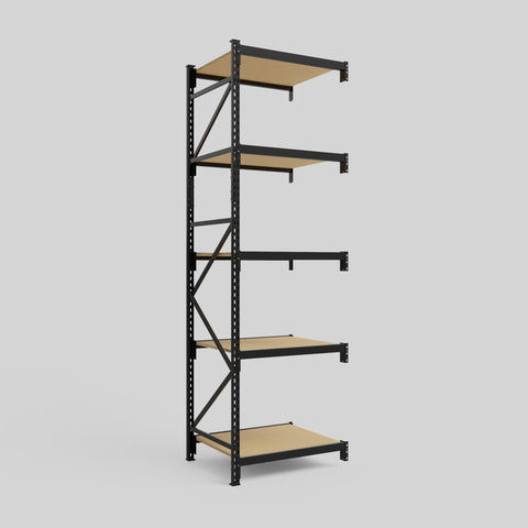 Longspan Metal Shelving - 3100mm High - Add-On Bay - Particleboard Shelf