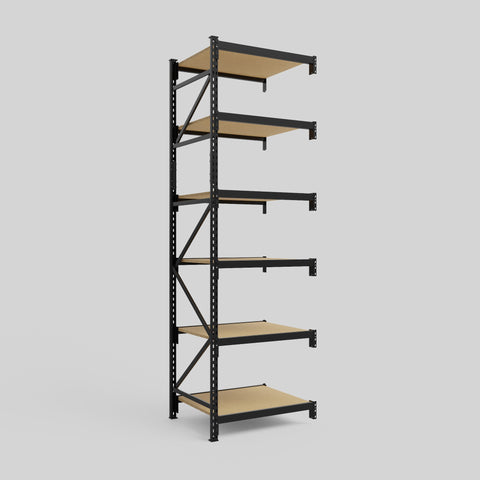 Longspan Metal Shelving - 3100mm High - Add-On Bay - Particleboard Shelf