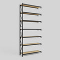 Longspan Metal Shelving - 4200mm High - Add-On Bay - Particleboard Shelf
