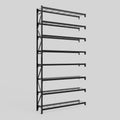 Longspan Metal Shelving - 4200mm High - Add-On Bay - Mesh Shelf