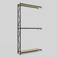 Longspan Metal Shelving - 4200mm High - Add-On Bay - Particleboard Shelf