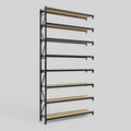 Longspan Metal Shelving - 4200mm High - Add-On Bay - Particleboard Shelf