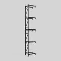 Longspan Metal Shelving - 4200mm High - Add-On Bay - Mesh Shelf