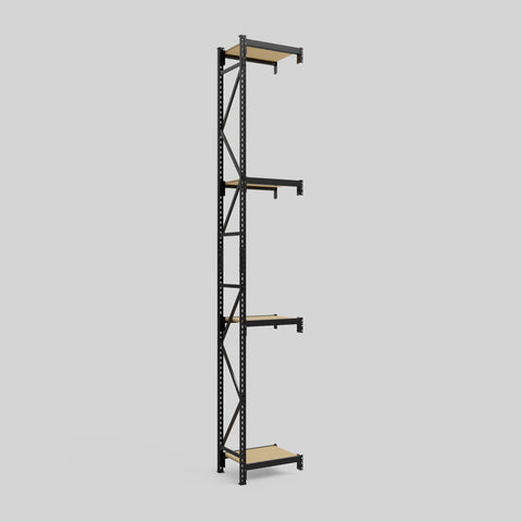 Longspan Metal Shelving - 4200mm High - Add-On Bay - Particleboard Shelf