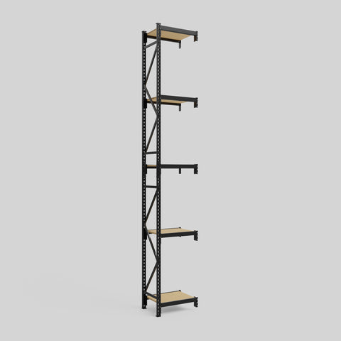 Longspan Metal Shelving - 4200mm High - Add-On Bay - Particleboard Shelf