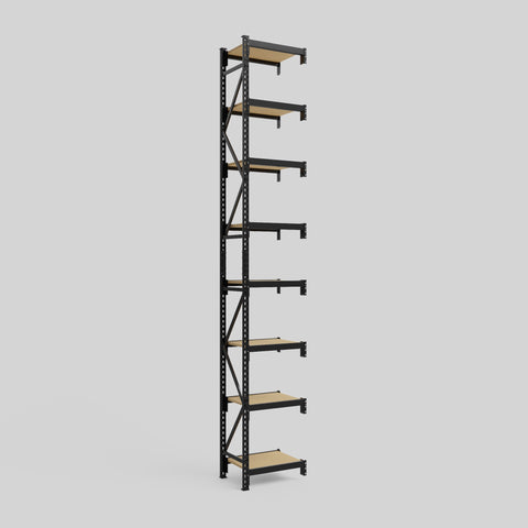 Longspan Metal Shelving - 4200mm High - Add-On Bay - Particleboard Shelf