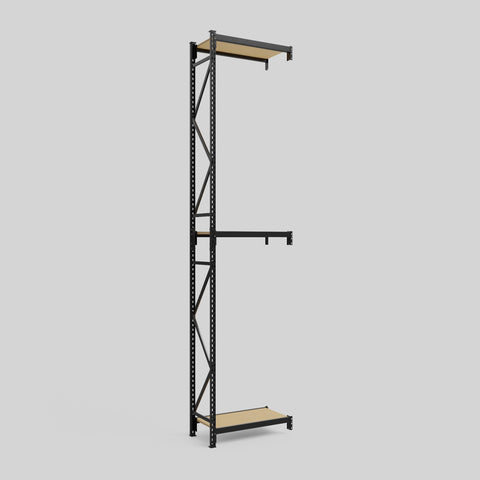 Longspan Metal Shelving - 4200mm High - Add-On Bay - Particleboard Shelf