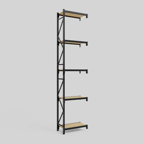 Longspan Metal Shelving - 4200mm High - Add-On Bay - Particleboard Shelf