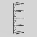 Longspan Metal Shelving - 4200mm High - Add-On Bay - Mesh Shelf