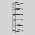 Longspan Metal Shelving - 4200mm High - Add-On Bay - Mesh Shelf