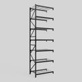 Longspan Metal Shelving - 4200mm High - Add-On Bay - Mesh Shelf