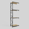 Longspan Metal Shelving - 4200mm High - Add-On Bay - Particleboard Shelf