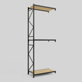 Longspan Metal Shelving - 4200mm High - Add-On Bay - Particleboard Shelf