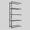 Longspan Metal Shelving - 4200mm High - Add-On Bay - Mesh Shelf