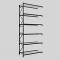 Longspan Metal Shelving - 4200mm High - Add-On Bay - Mesh Shelf
