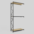 Longspan Metal Shelving - 4200mm High - Add-On Bay - Particleboard Shelf