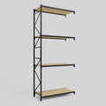 Longspan Metal Shelving - 4200mm High - Add-On Bay - Particleboard Shelf