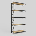 Longspan Metal Shelving - 4200mm High - Add-On Bay - Particleboard Shelf