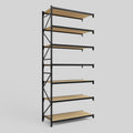 Longspan Metal Shelving - 4200mm High - Add-On Bay - Particleboard Shelf
