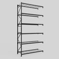 Longspan Metal Shelving - 4200mm High - Add-On Bay - Mesh Shelf