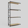 Longspan Metal Shelving - 4200mm High - Add-On Bay - Particleboard Shelf