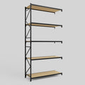 Longspan Metal Shelving - 4200mm High - Add-On Bay - Particleboard Shelf