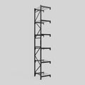 Longspan Metal Shelving - 4200mm High - Add-On Bay - Mesh Shelf