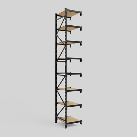 Longspan Metal Shelving - 4200mm High - Add-On Bay - Particleboard Shelf